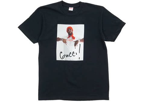 Supreme Gucci Mane Tee Black Men's 